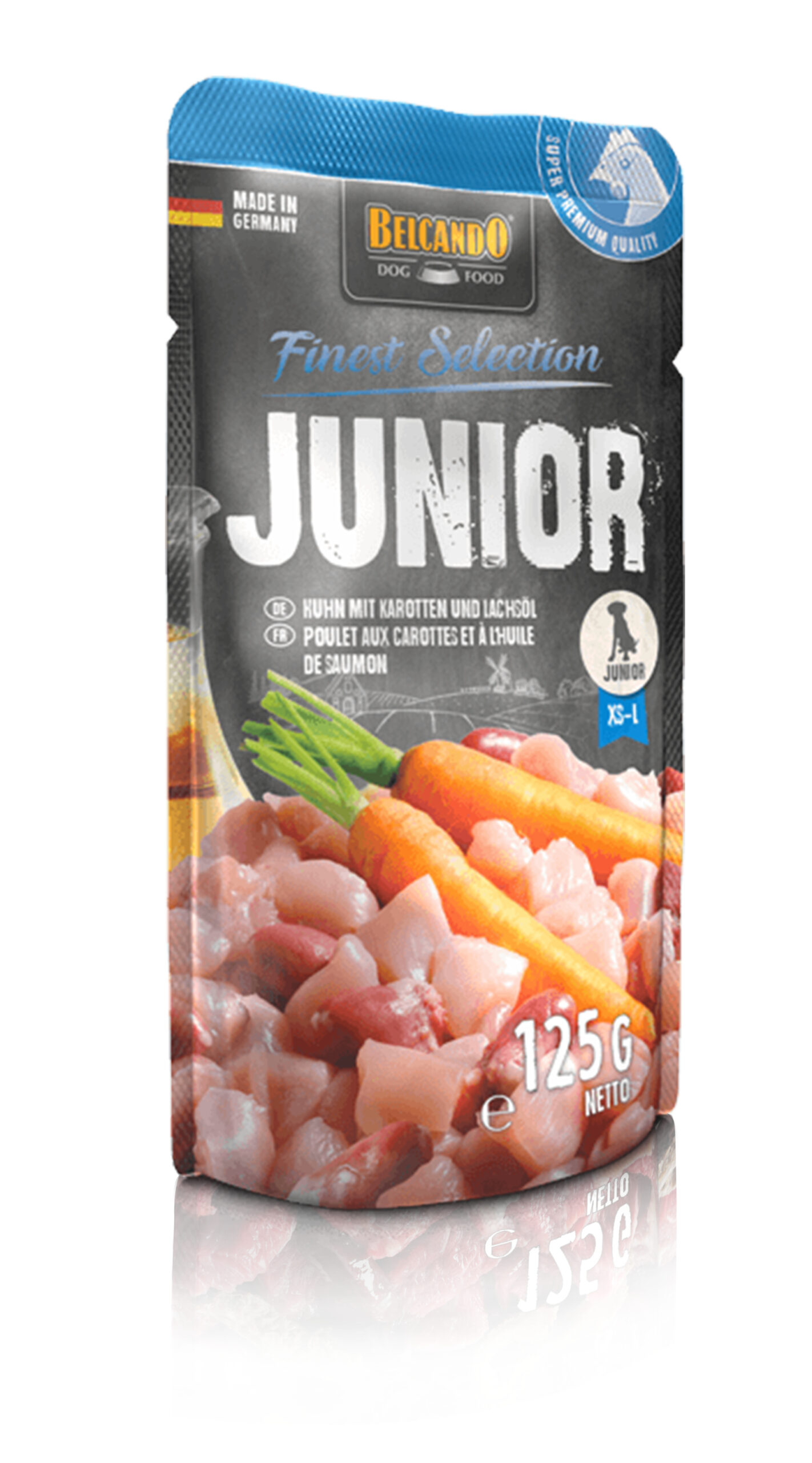 BELCANDO® Junior Huhn mit Karotten, 125 g