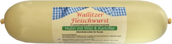 WALLITZER Fleischwurst mit Huhn + Wild, 400 g