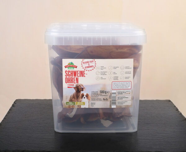 Landkost Schweineohren, 500 g (Eimer)