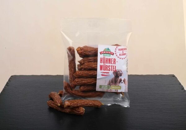 Landkost Hühner Würstel, 150 g (Beutel)