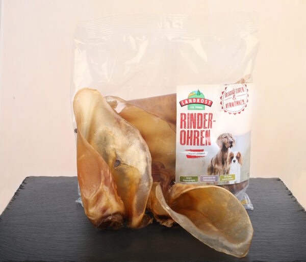 Landkost Rinderohren mit Muschel, 250 g (Beutel)
