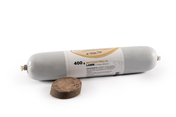Metzgerrolle Lamm, Topinambur + Kräuter, 400 g