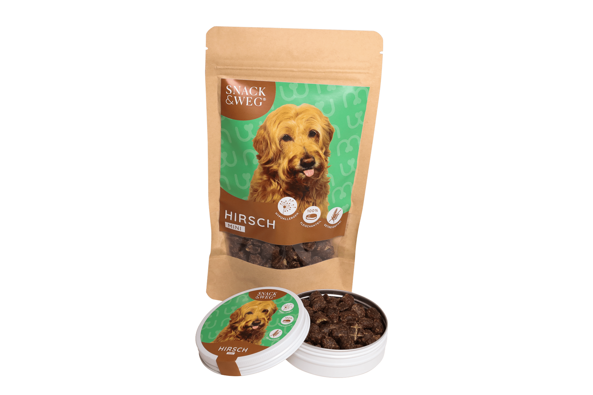 Snack&Weg Hirsch Minis, 120 g