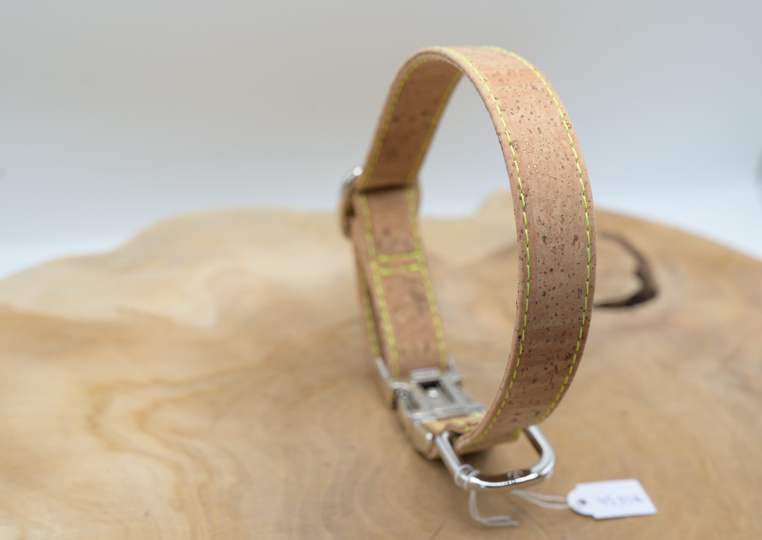 Hundehalsband Pure Neon Gelbe Naht, Klickschnalle, 2 cm Breite – Bild 2
